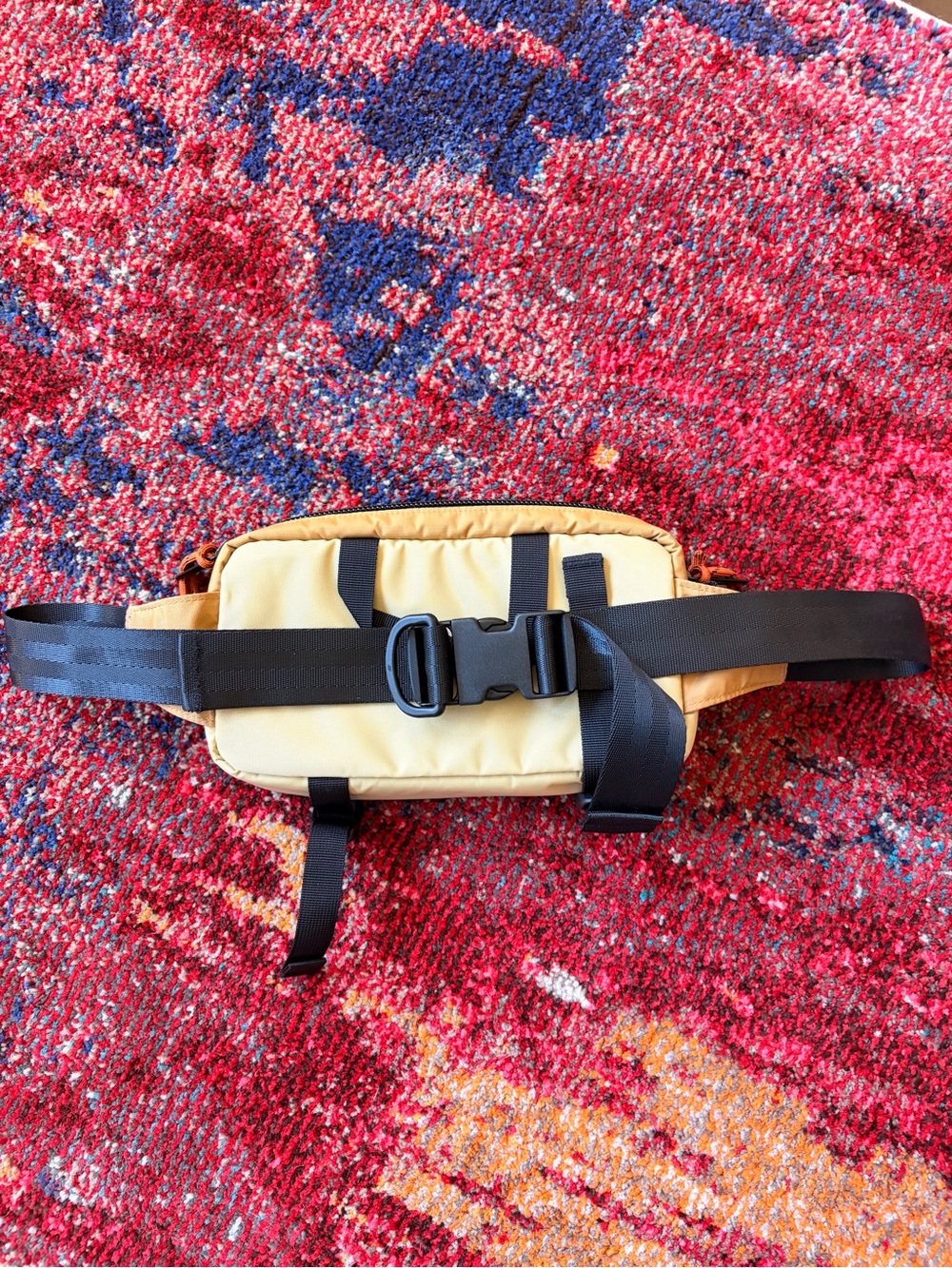 Topo Designs Tan Waist Pack with Black Straps - Picture 2 of 3